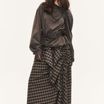 [releasing 09.18 12pm KST] Tartan soup skirt - threetimes