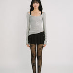 [releasing 12.09 12pm KST] Hush slim tee - threetimes