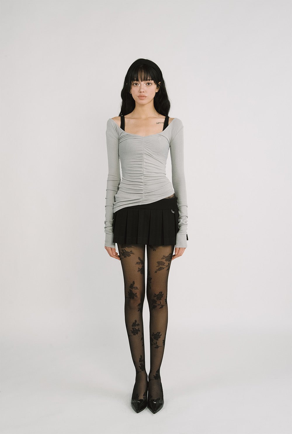 [releasing 12.09 12pm KST] Hush slim tee - threetimes