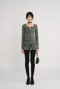 [releasing 12.09 12pm KST] Lolly picot cardigan - threetimes