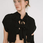 [releasing 12.09 12pm KST] Ribbon cape cardigan - threetimes