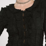 [releasing 12.09 12pm KST] Snow ruffle top - threetimes