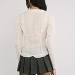 [releasing 12.09 12pm KST] Snow ruffle top - threetimes