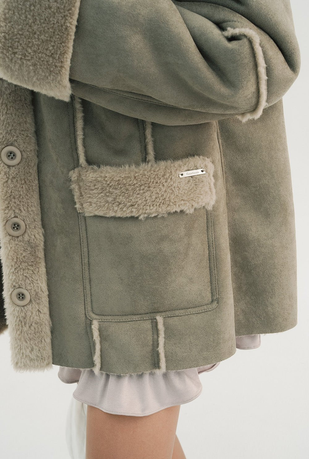 [releasing 10.30 12pm KST] Angelic fur jacket - threetimes