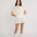 [releasing 12.09 12pm KST] Ribbon bouquet skirt - threetimes