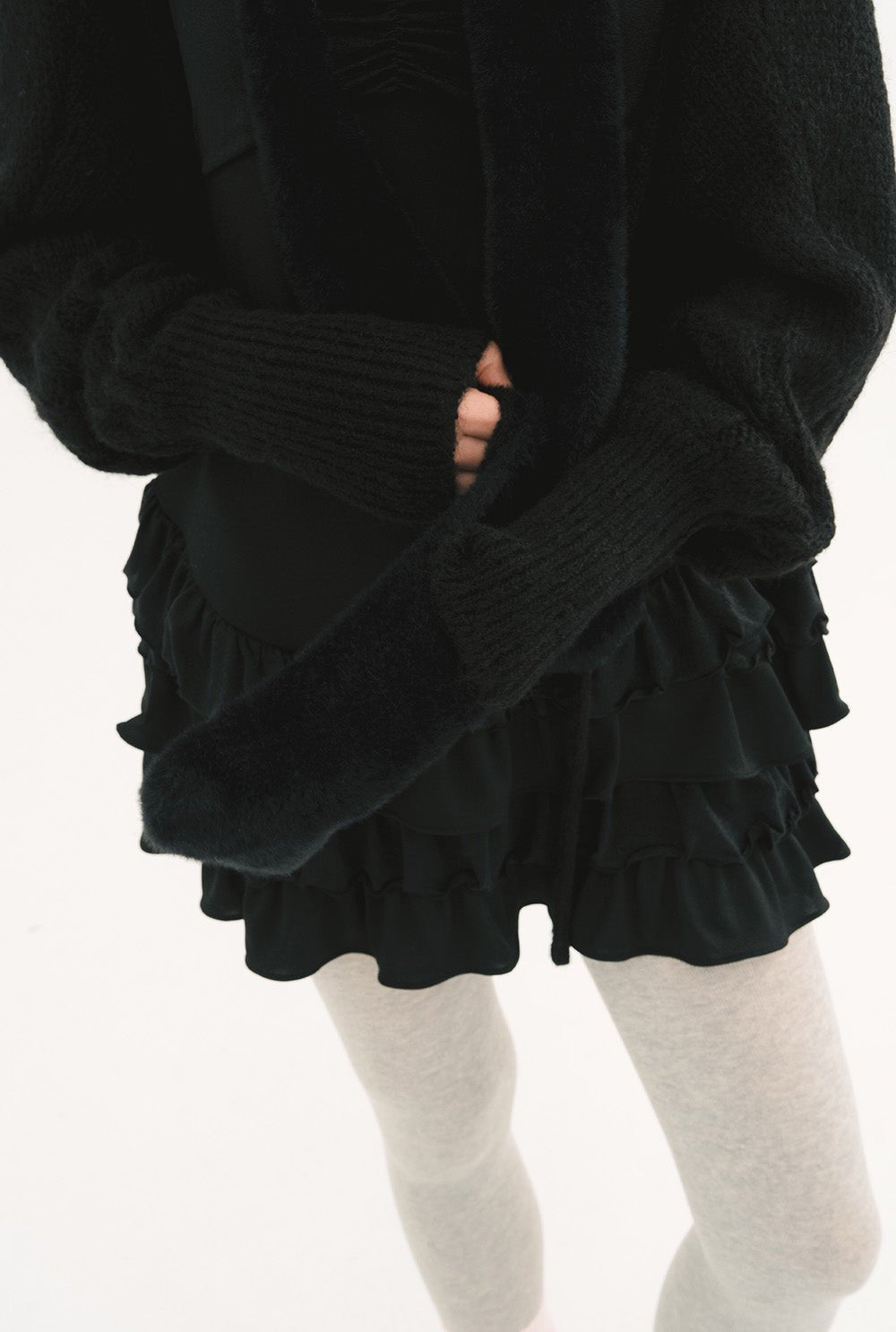 [releasing 10.30 12pm KST] Creamy knit bolero - threetimes