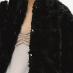 [releasing 10.30 12pm KST] Ribbon tie fur jacket - threetimes