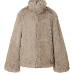 [releasing 10.30 12pm KST] Brownie zip - up fur jacket - threetimes