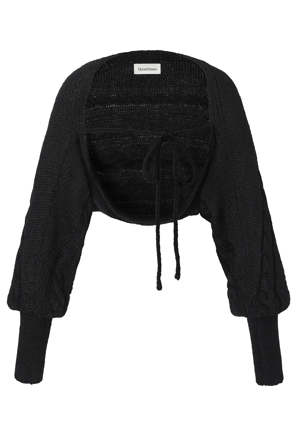 [releasing 10.30 12pm KST] Creamy knit bolero - threetimes