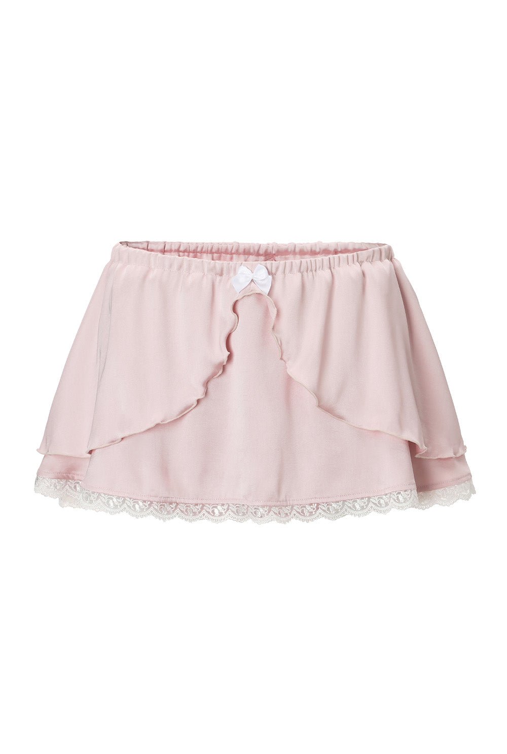 Milky ribbon skirt - threetimes