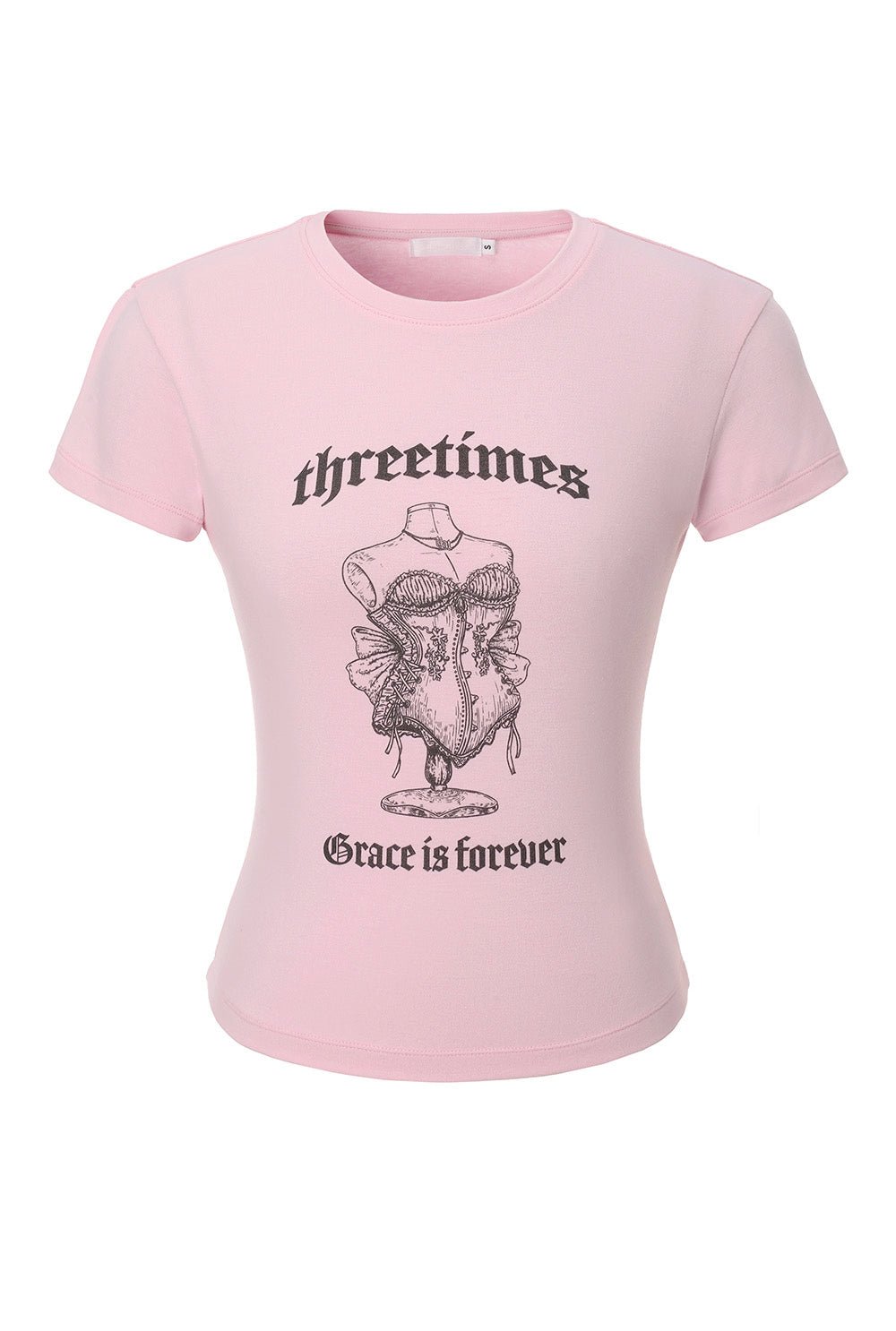 [releasing 07.15 12pm KST] Grace lettering tee - threetimes