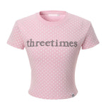 [releasing 07.15 12pm KST] Love spot tee - threetimes