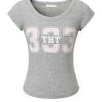 333 scoop tee - threetimes