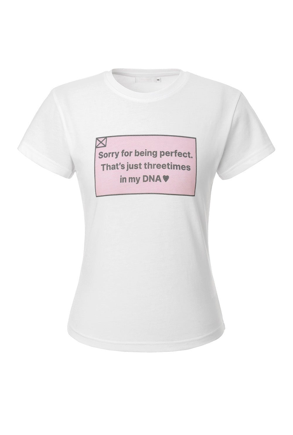 Pink DNA tee - threetimes