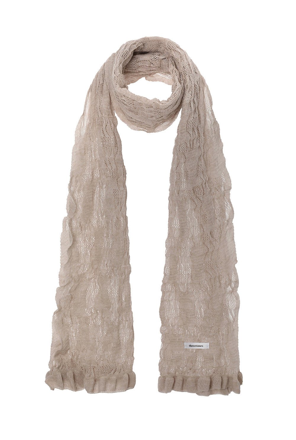 [releasing 02.24 12pm KST] Moss wrinkle muffler - threetimes