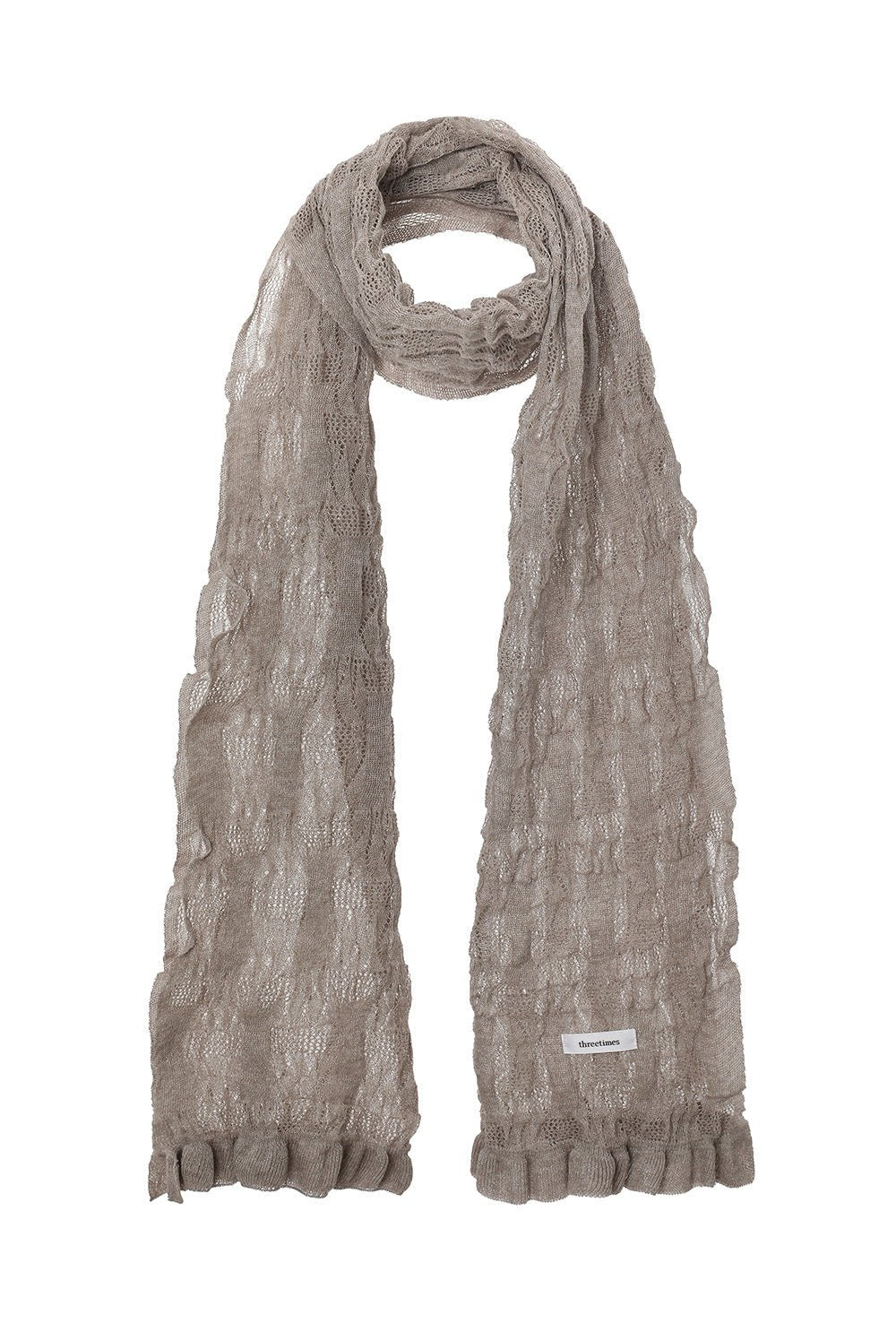 [releasing 02.24 12pm KST] Moss wrinkle muffler - threetimes