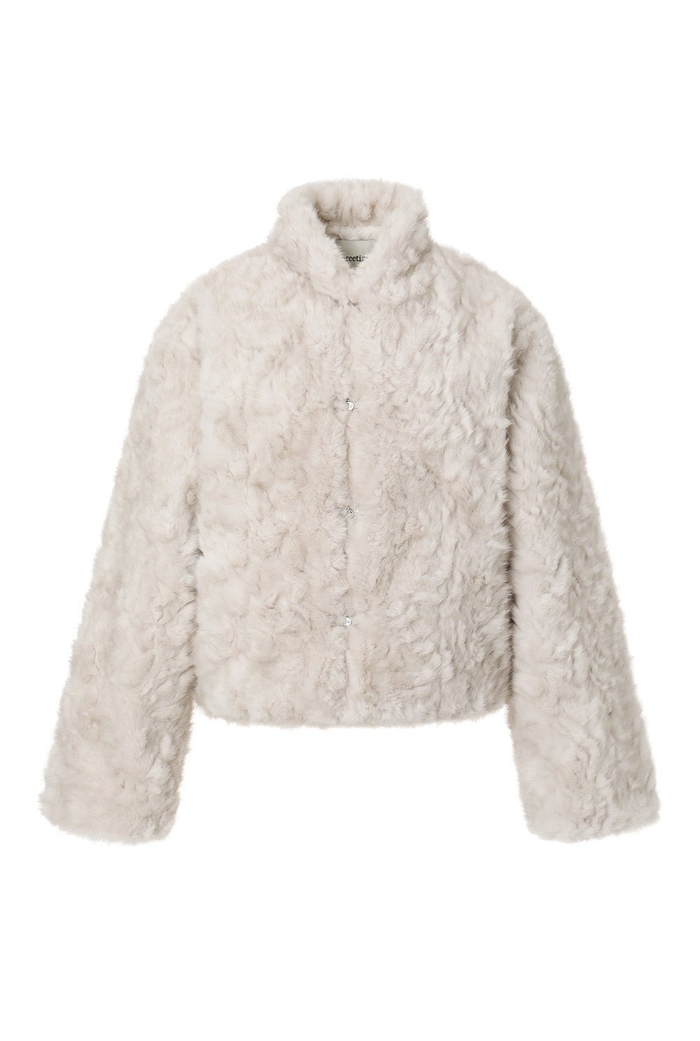 [releasing 10.30 12pm KST] Ribbon tie fur jacket - threetimes