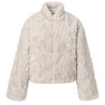 [releasing 10.30 12pm KST] Ribbon tie fur jacket - threetimes