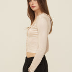 Glossy cardigan - threetimes