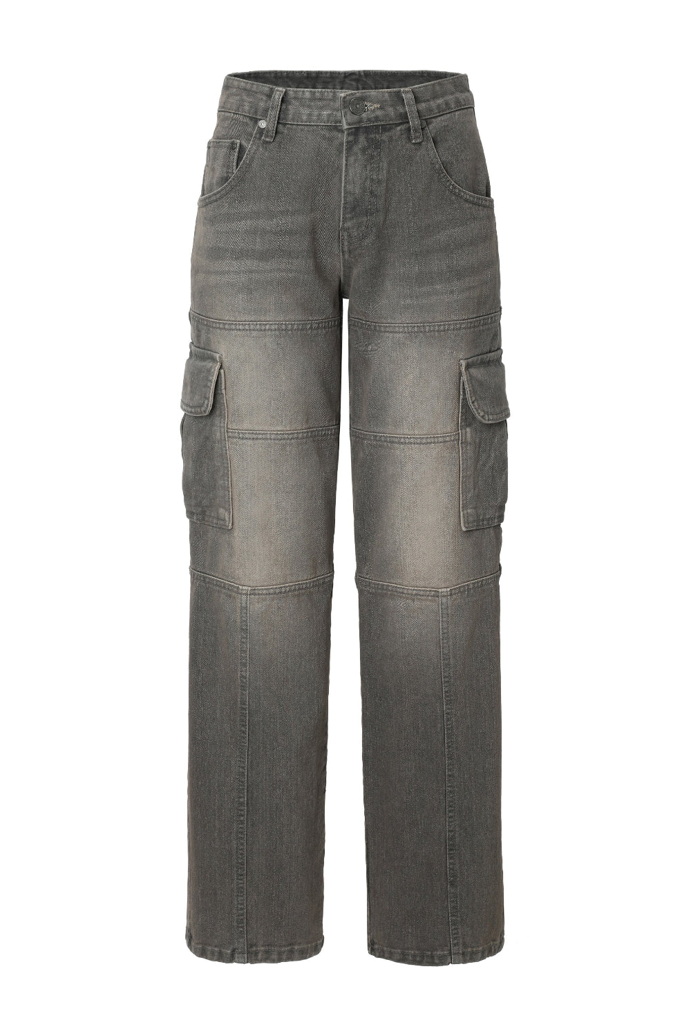 Ash pocket cargo jeans - threetimes