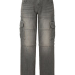 Ash pocket cargo jeans - threetimes