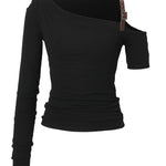 Belt drape top - threetimes
