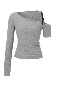 Belt drape top - threetimes