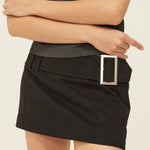 Buckle mini skirt - threetimes