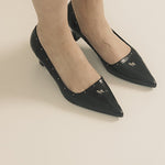 Classic logo pumps - threetimes