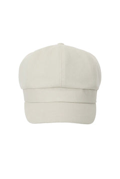 Cotton logo newsboy cap - threetimes