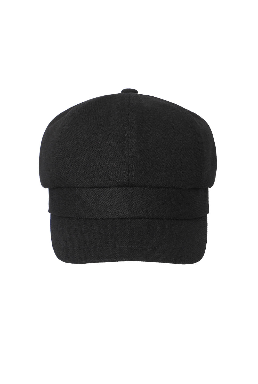 Cotton logo newsboy cap - threetimes