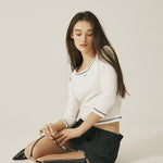 Cotton stripe skirt - threetimes