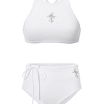 Cross tattoo tank bikini - threetimes
