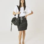 Cut - out flap skirt - threetimes