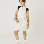 Cut - out flap skirt - threetimes