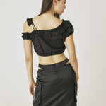 Cut - out flap skirt - threetimes