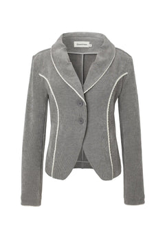 Dana trim jacket - threetimes