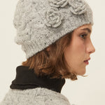 Flower spangle beanie - threetimes