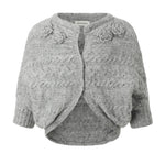 Flower spangle cardigan - threetimes