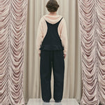 Frill baggy overalls - threetimes