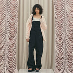 Frill baggy overalls - threetimes