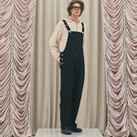 Frill baggy overalls - threetimes