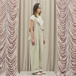 Frill baggy overalls - threetimes