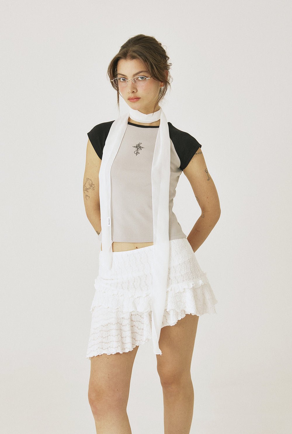 Heart cross tee - threetimes
