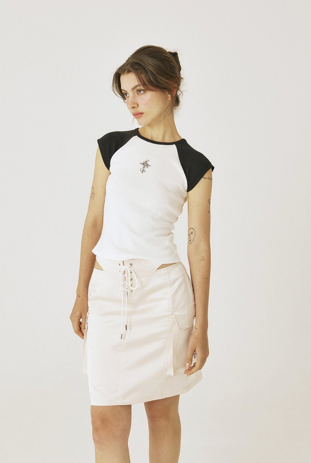 Heart cross tee - threetimes
