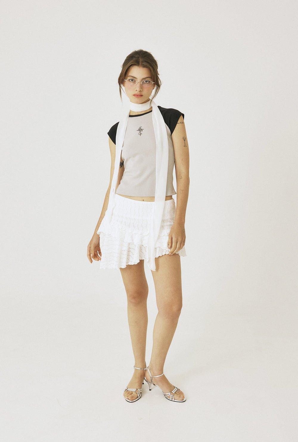 Heart cross tee - threetimes