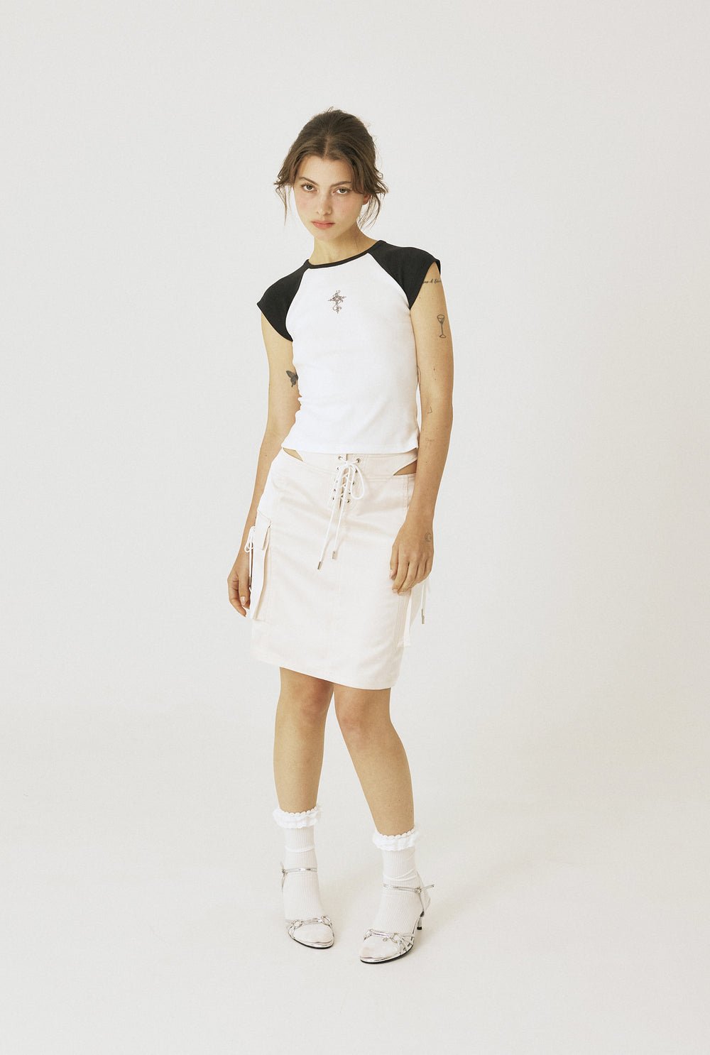 Heart cross tee - threetimes