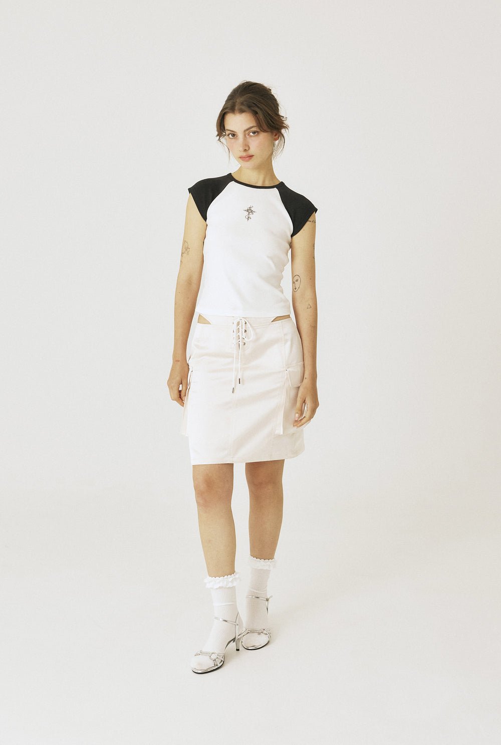 Heart cross tee - threetimes