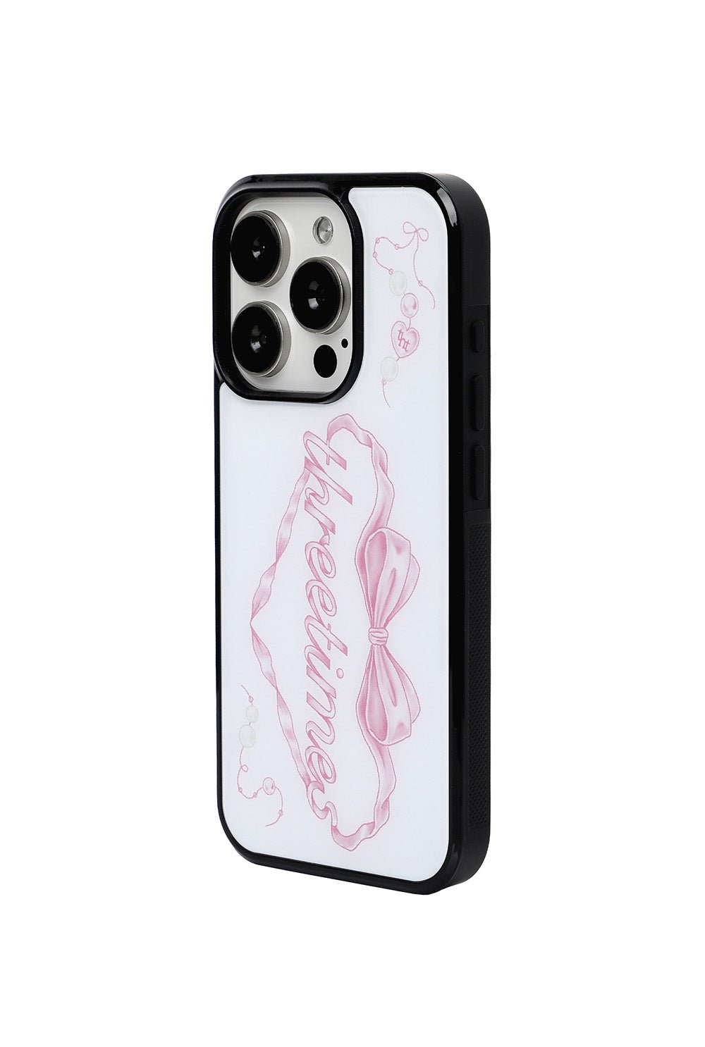 Heart ribbon iphone case - threetimes