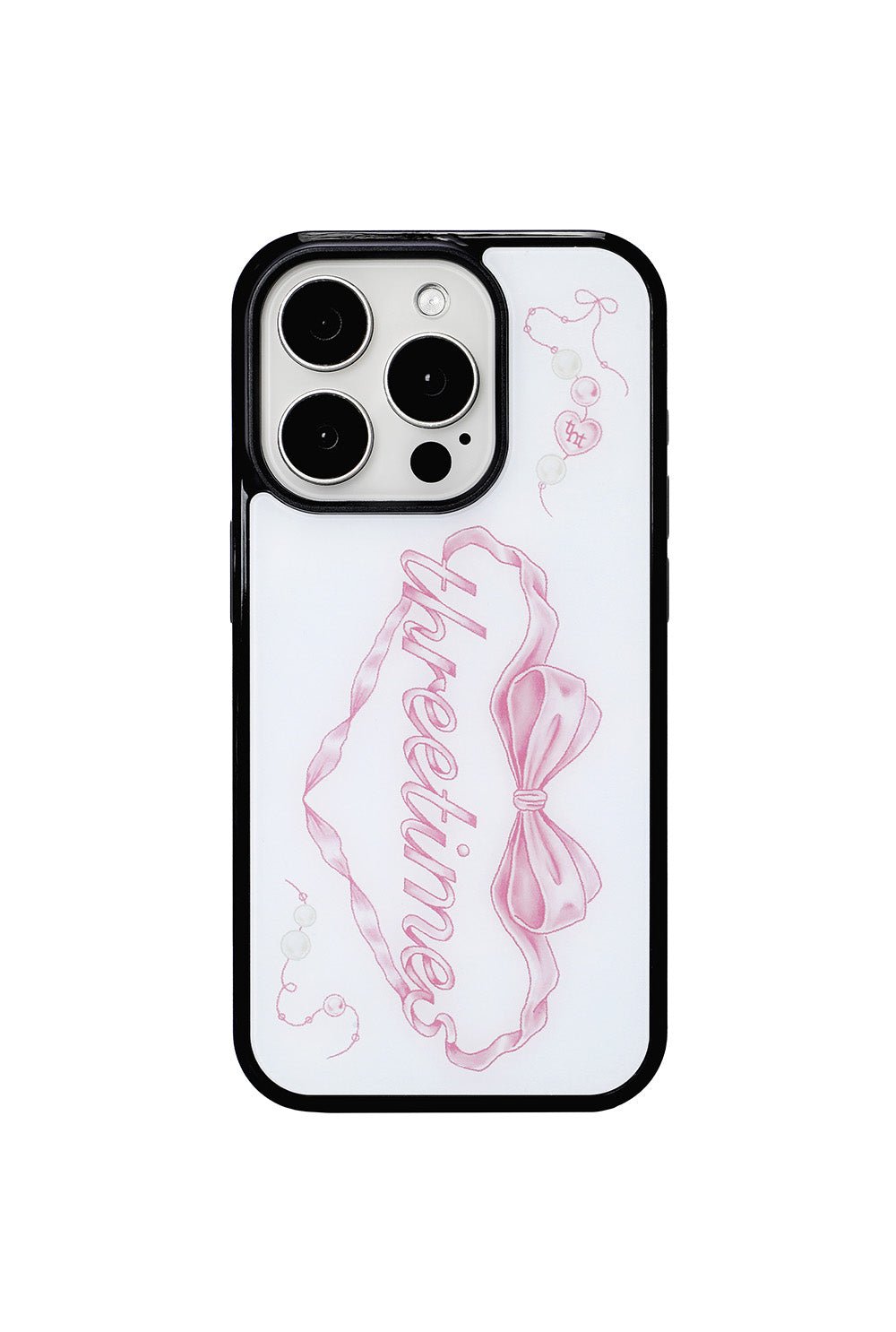 Heart ribbon iphone case - threetimes